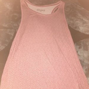 Pink Patterned Tank Top